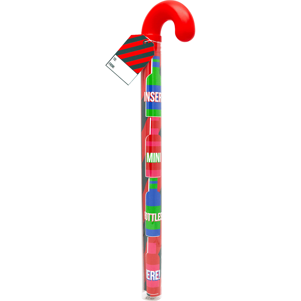 Candy Cane Mini Bottle Holder
