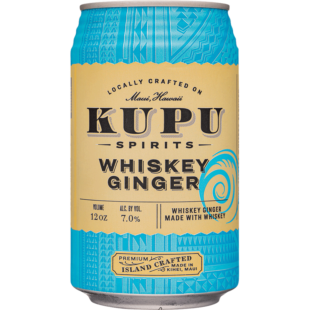 Kupu Spirits Whiskey Ginger Cocktail