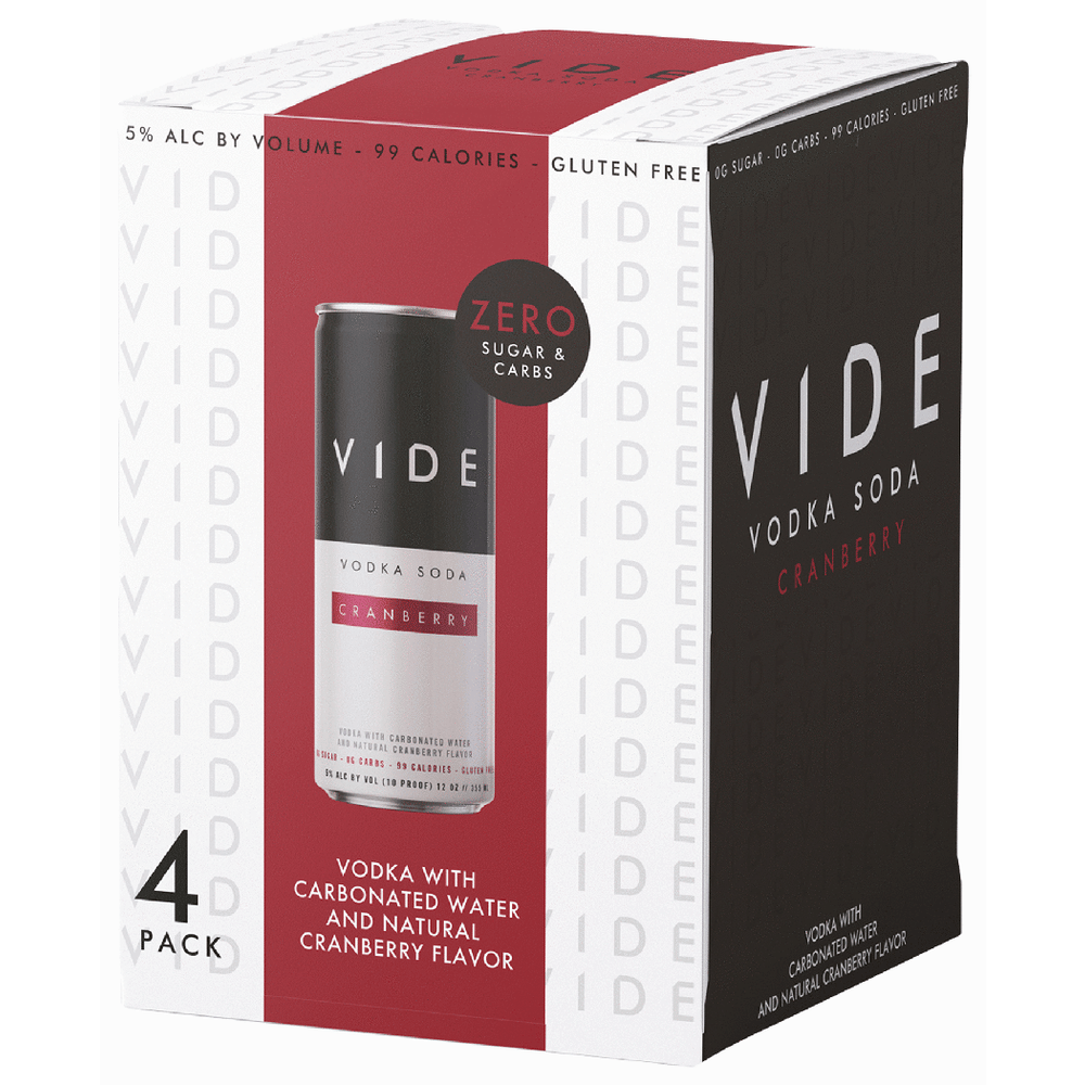 VIDE Cranberry Vodka Soda