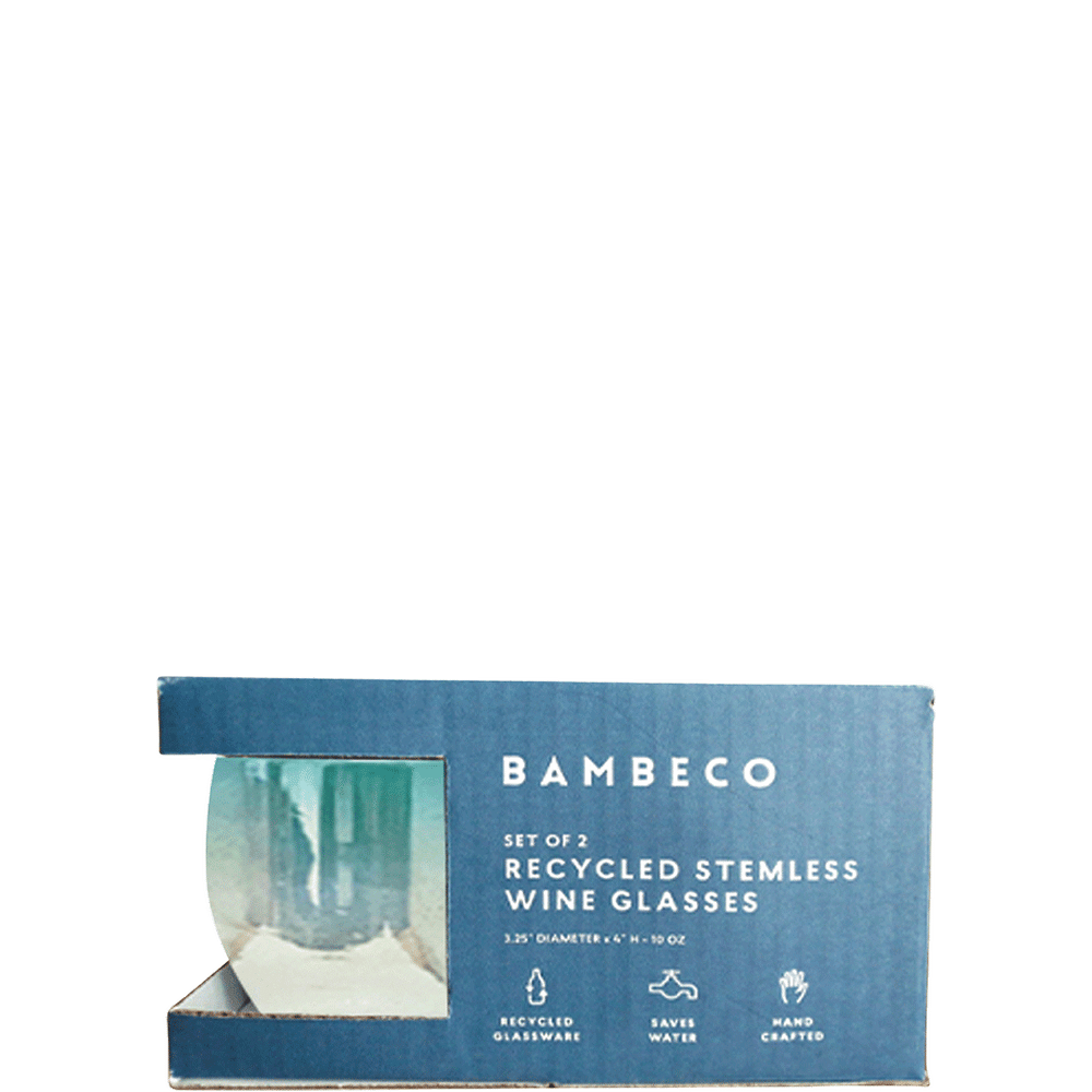 Bambeco Aqua Luster Stemless 2pk