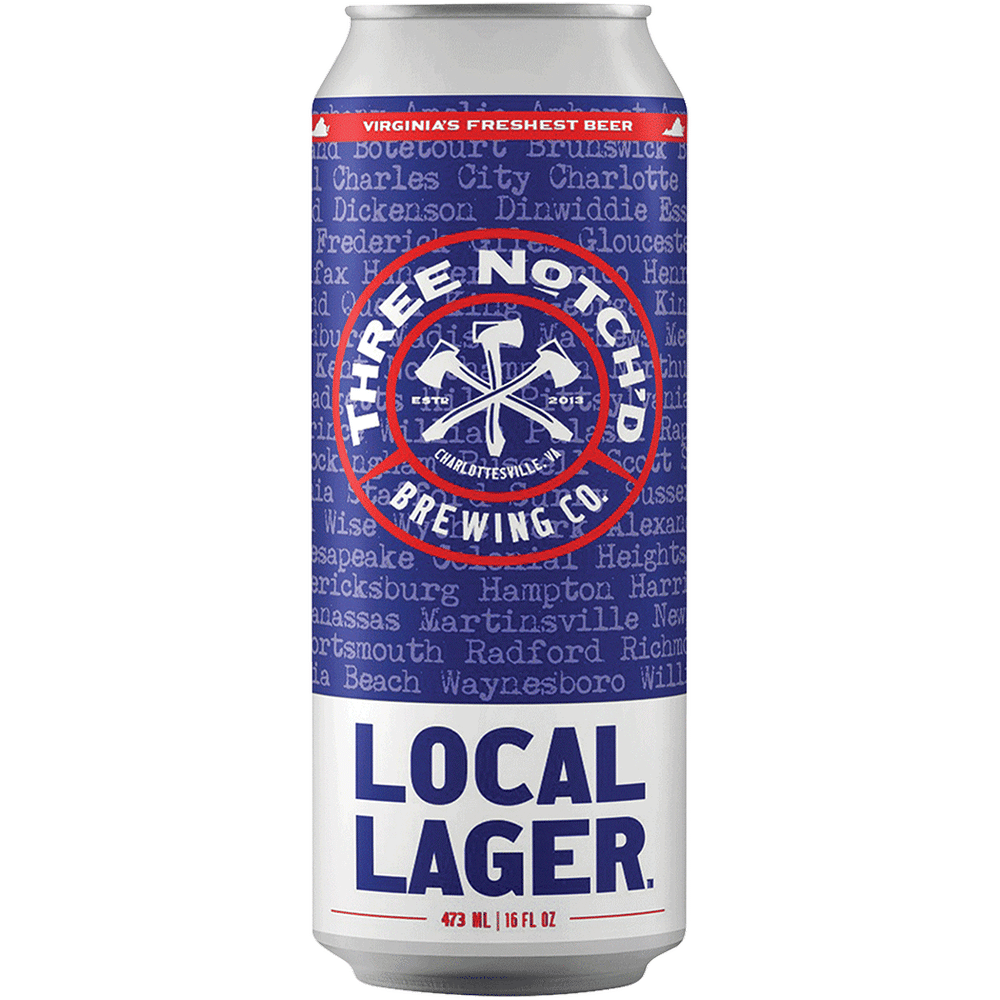 Three Notch'd Local Lager