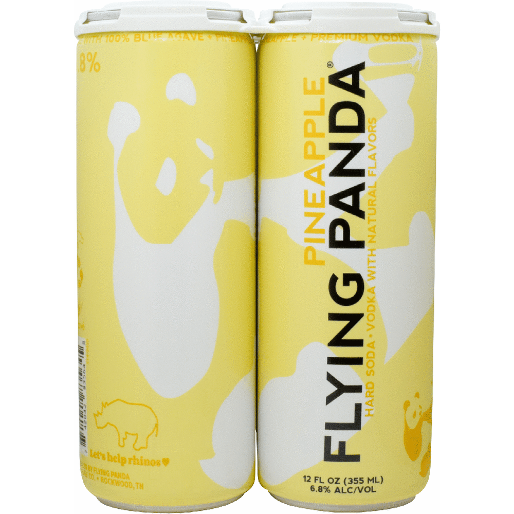 Flying Panda Pineapple Vodka Seltzer