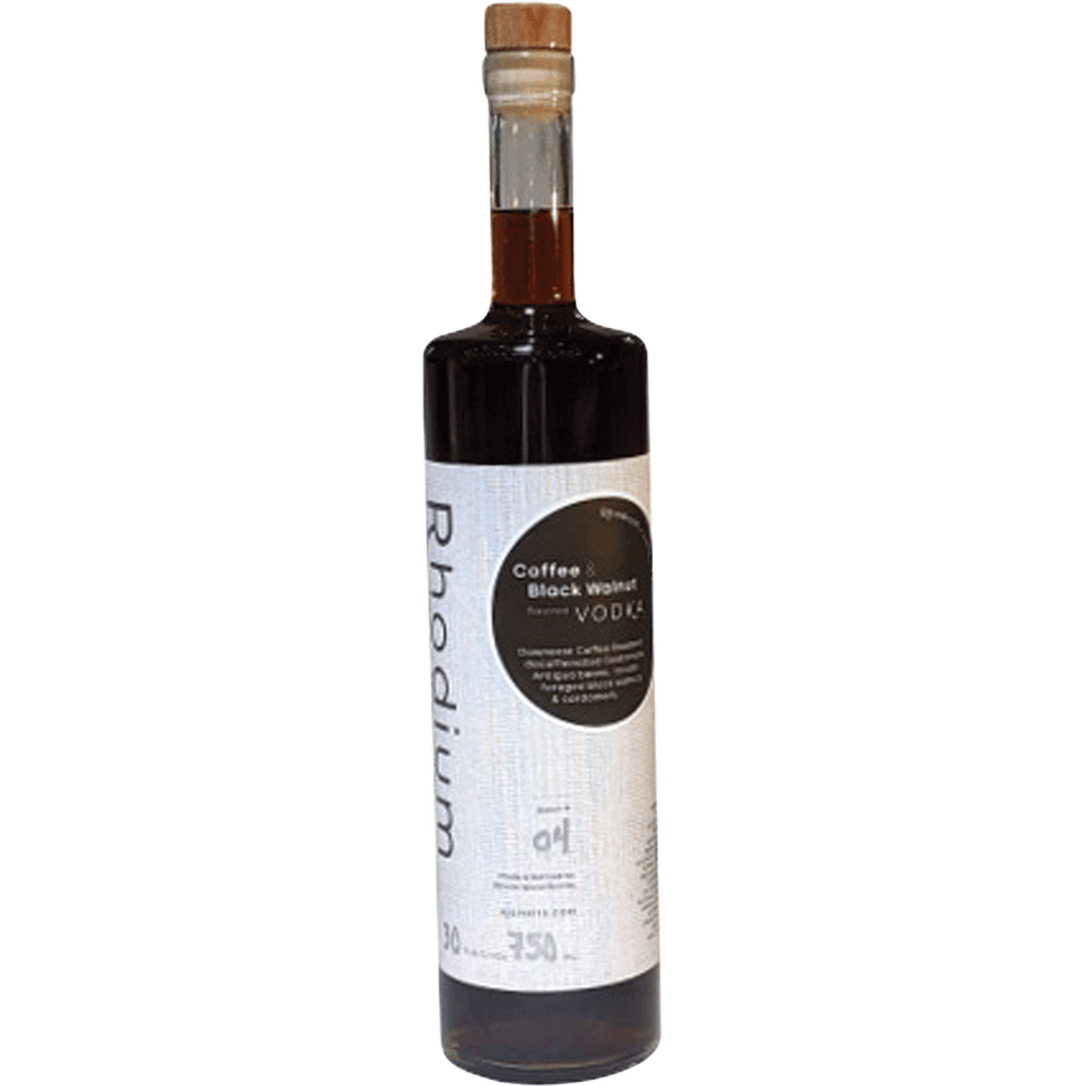 Rhodium Coffee & Black Walnut Flavored Vodka