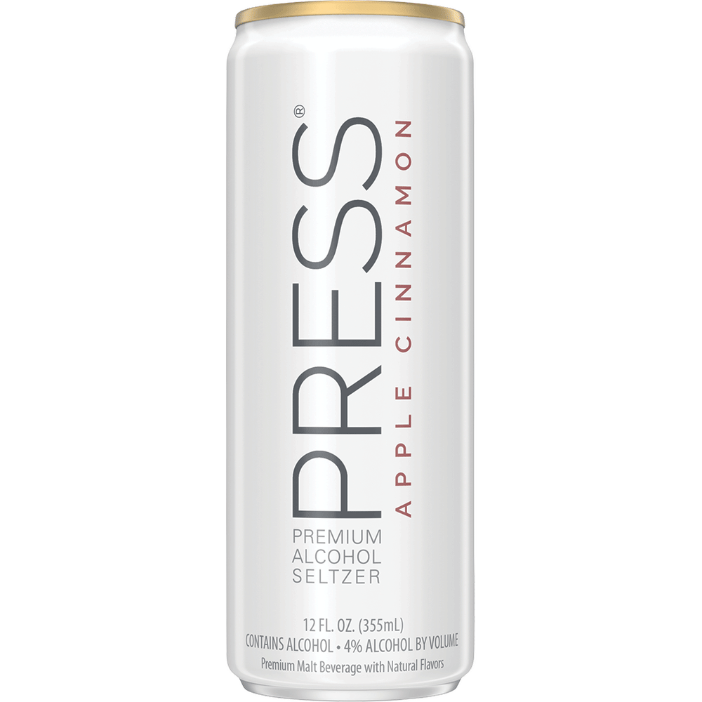 Press Premium Alcohol Seltzer Apple Cinnamon