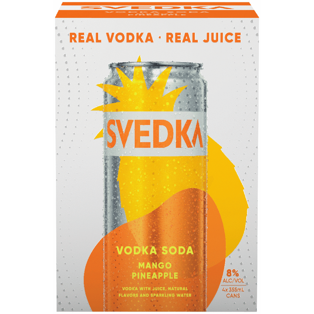 Svedka Vodka Soda Mango Pineapple