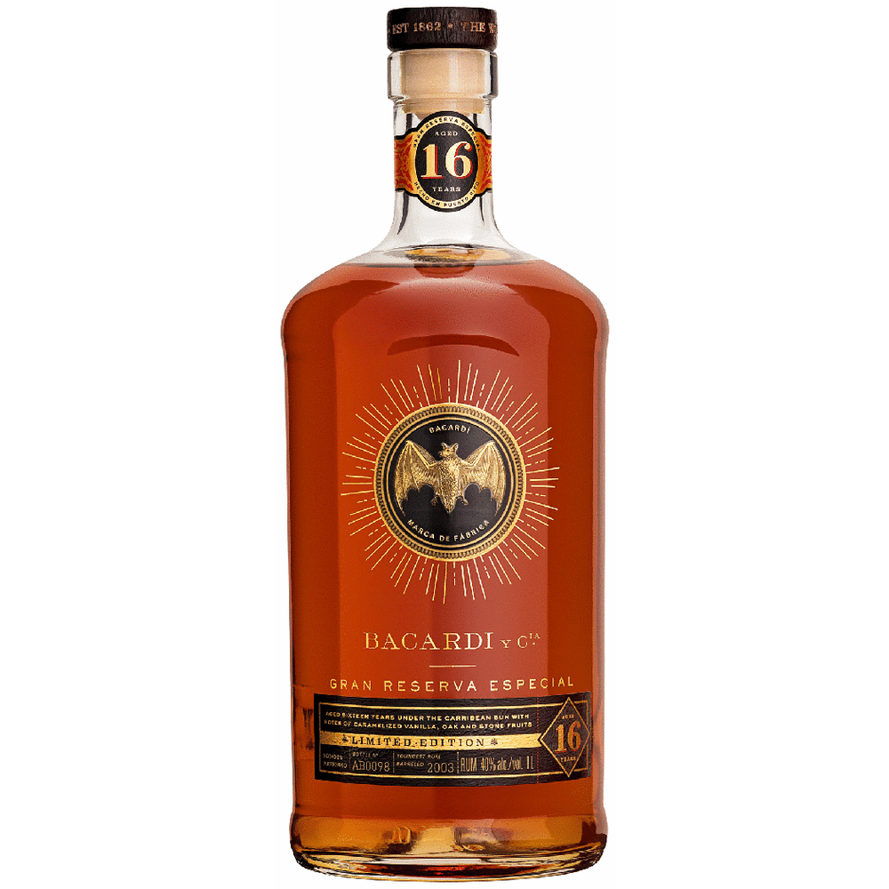 Bacardi 16 Year Gran Reserva Especial Rum | Total Wine & More