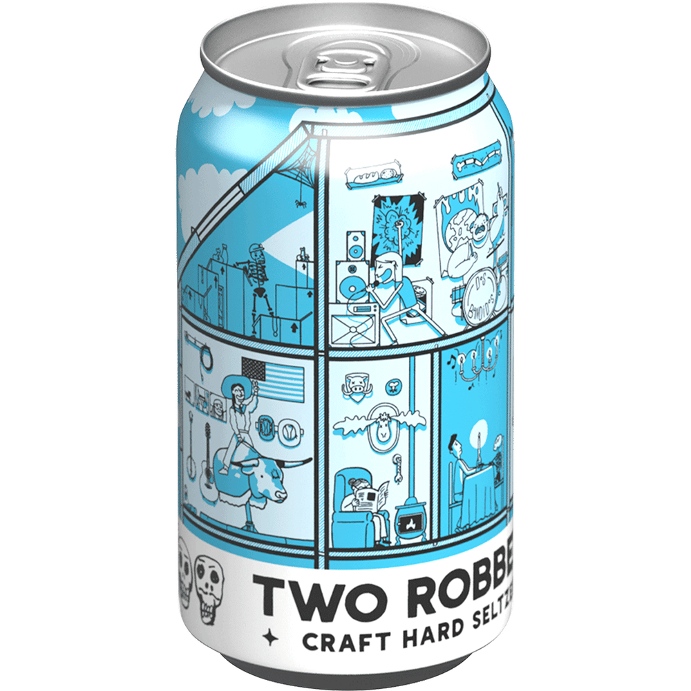 Two Robbers Hard Seltzer - Pineapple Ginger