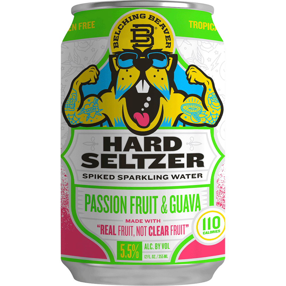 Belching Beaver Passionfruit & Guava Hard Seltzer