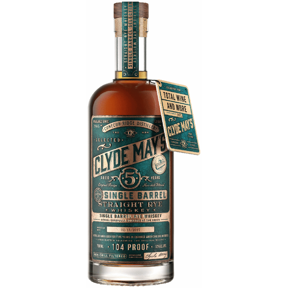 Clyde May's Rye Whiskey 5 Yr Barrel Select