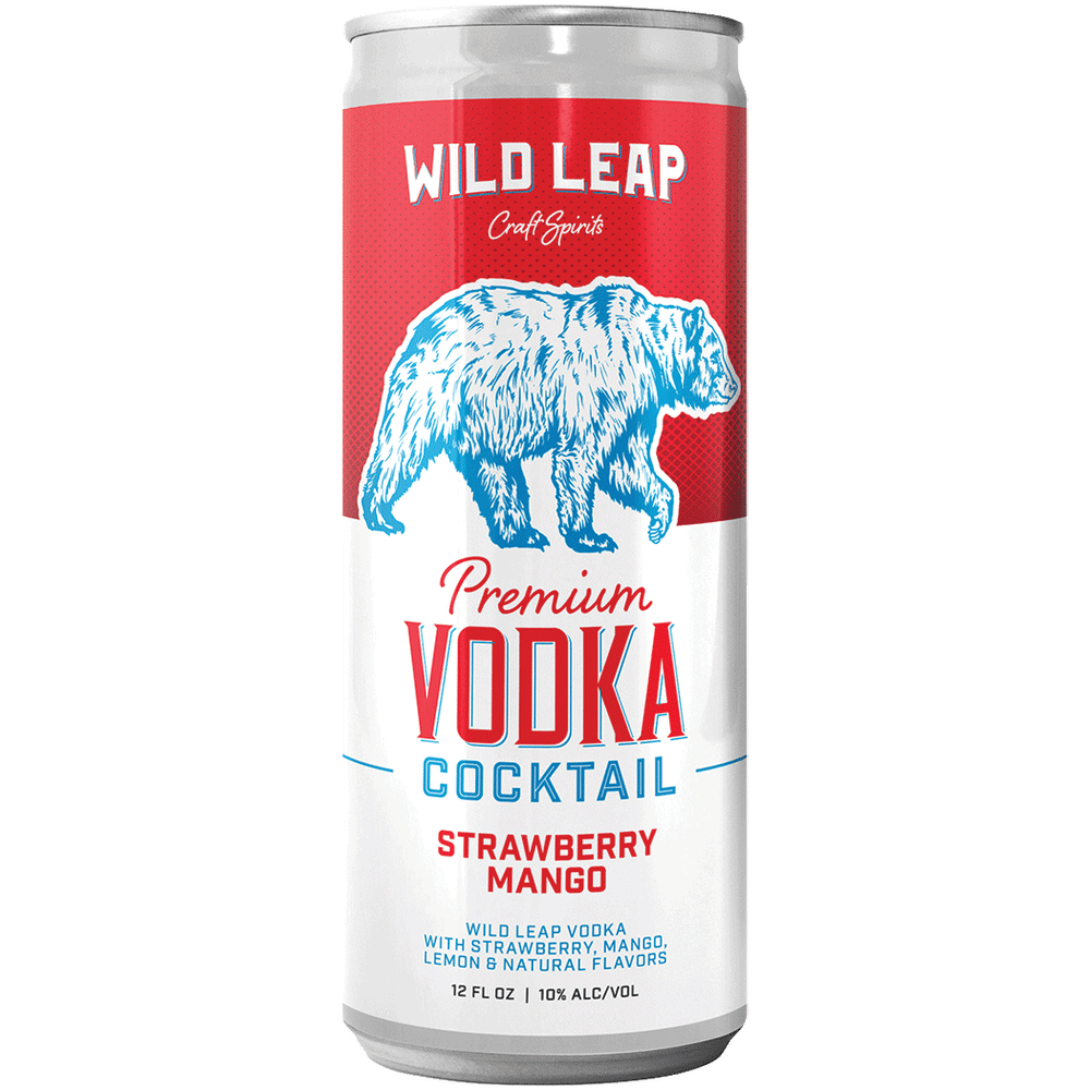 Wild Leap Strawberry Mango Vodka Cocktail