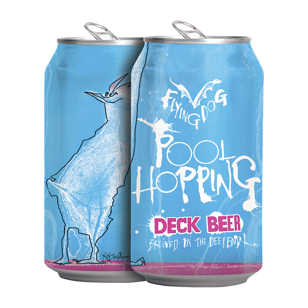 Flying Dog Pool Hopping