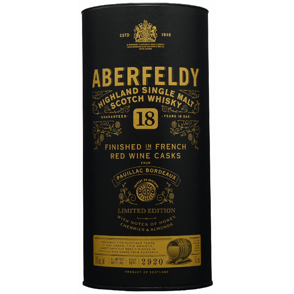 Aberfeldy 18 Year Limited Edition Single Malt Scotch Whisky