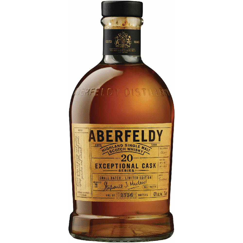 ブランデー 20 YEARS OLD FINDEST VALET SCOTCH WHISKY Aberfeldy 20 Year Exceptional Cask Single Malt Scotch Whisky