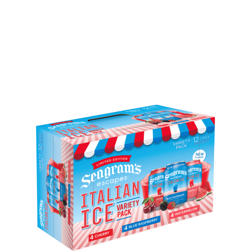 Seagrams Escapes Italian Ice Variety Pack