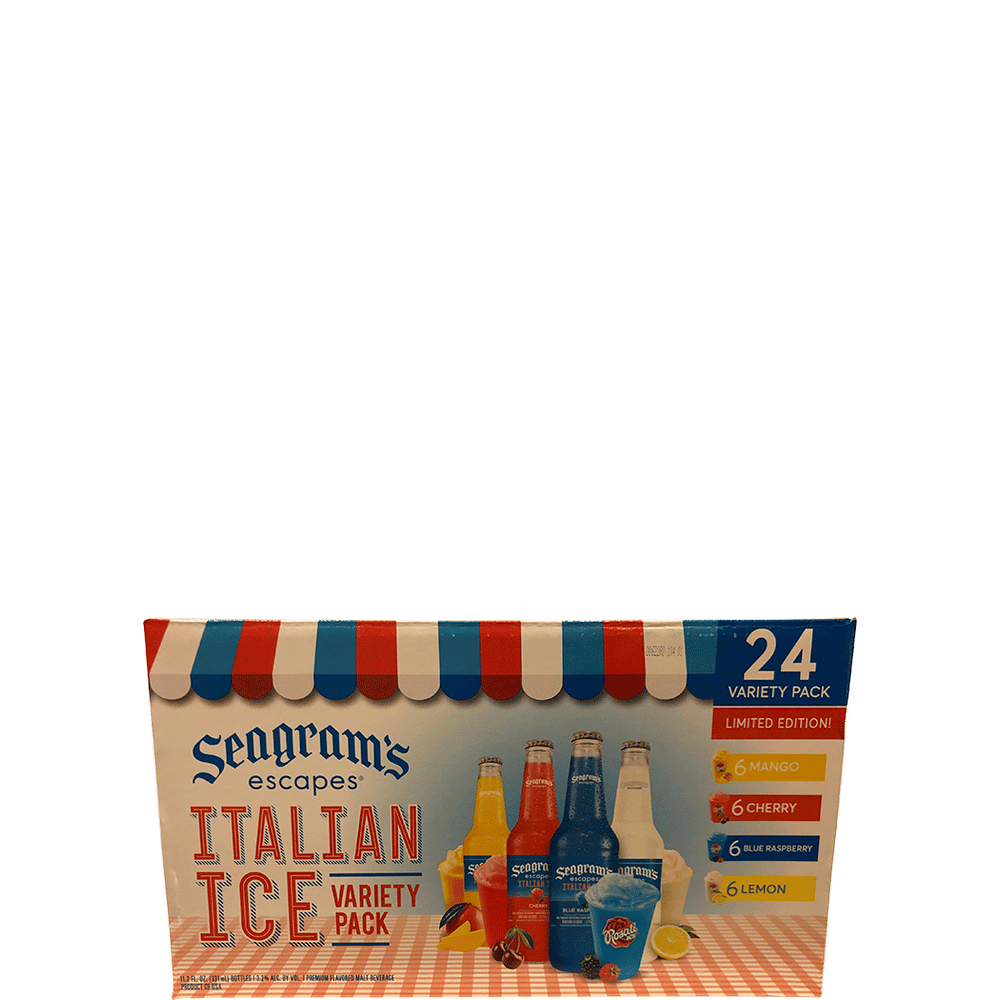 Seagrams Escapes Italian Ice Variety Pack