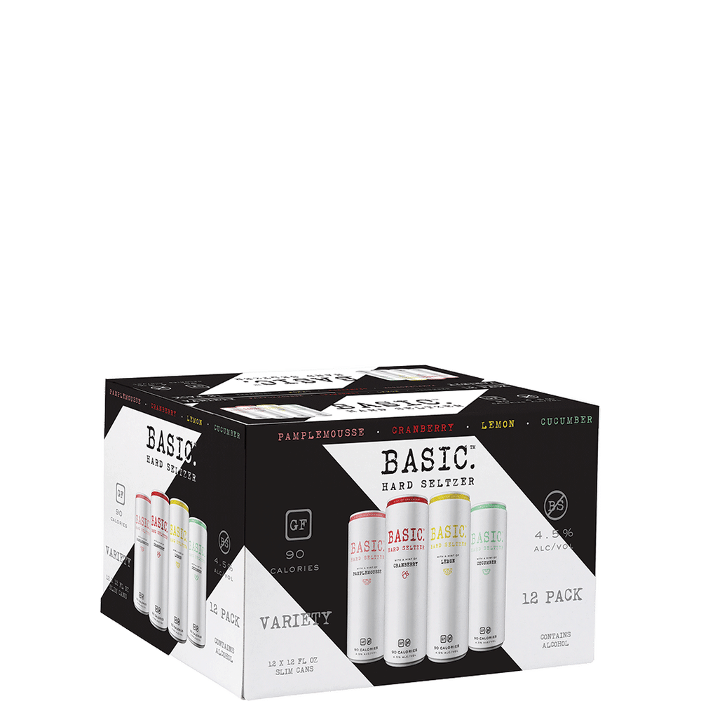 Basic Hard Seltzer Variety Pack