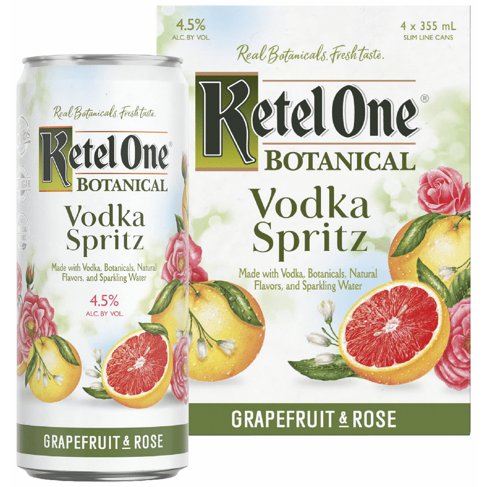 Ketel One Botanical Vodka Spritz Grapefruit & Rose