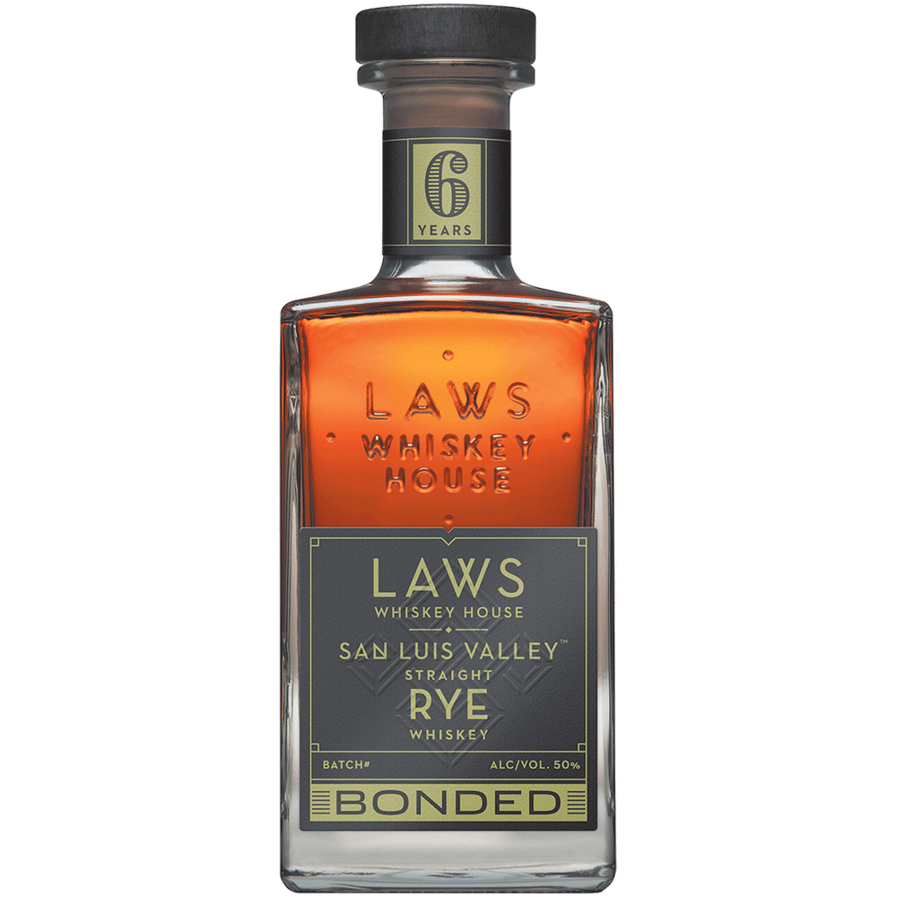 Laws Whiskey House San Luis Valley 6 Yr Rye Bottled in Bond