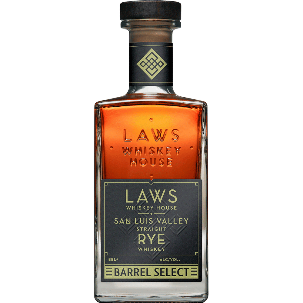Laws San Luis Valley Straight Rye Whiskey Barrel Select