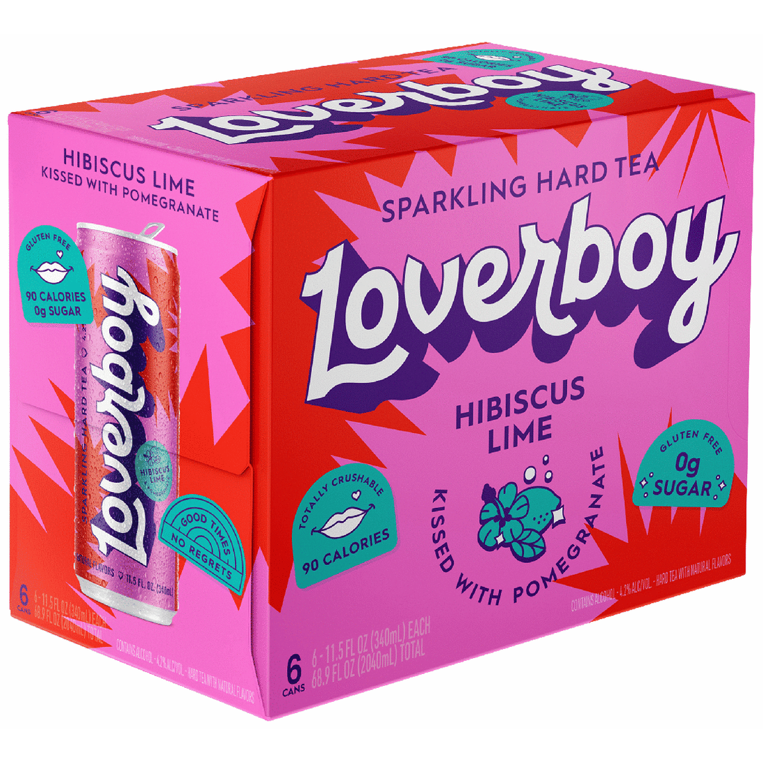 LoverBoy Hibiscus Pom Hard Tea