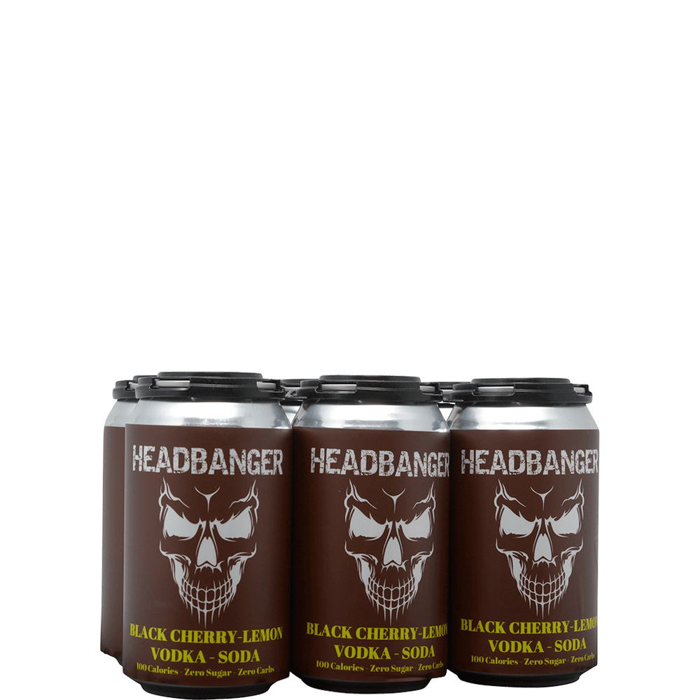 Headbanger Black Cherry Lemon Vodka Soda