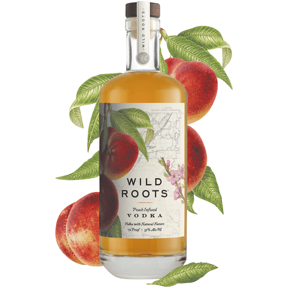 Wild Roots Peach Infused Vodka