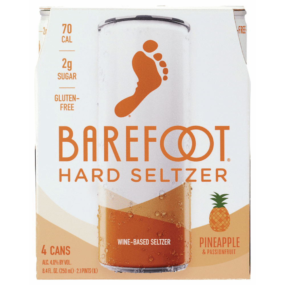 Barefoot Pineapple & Passion Fruit Hard Setlzer