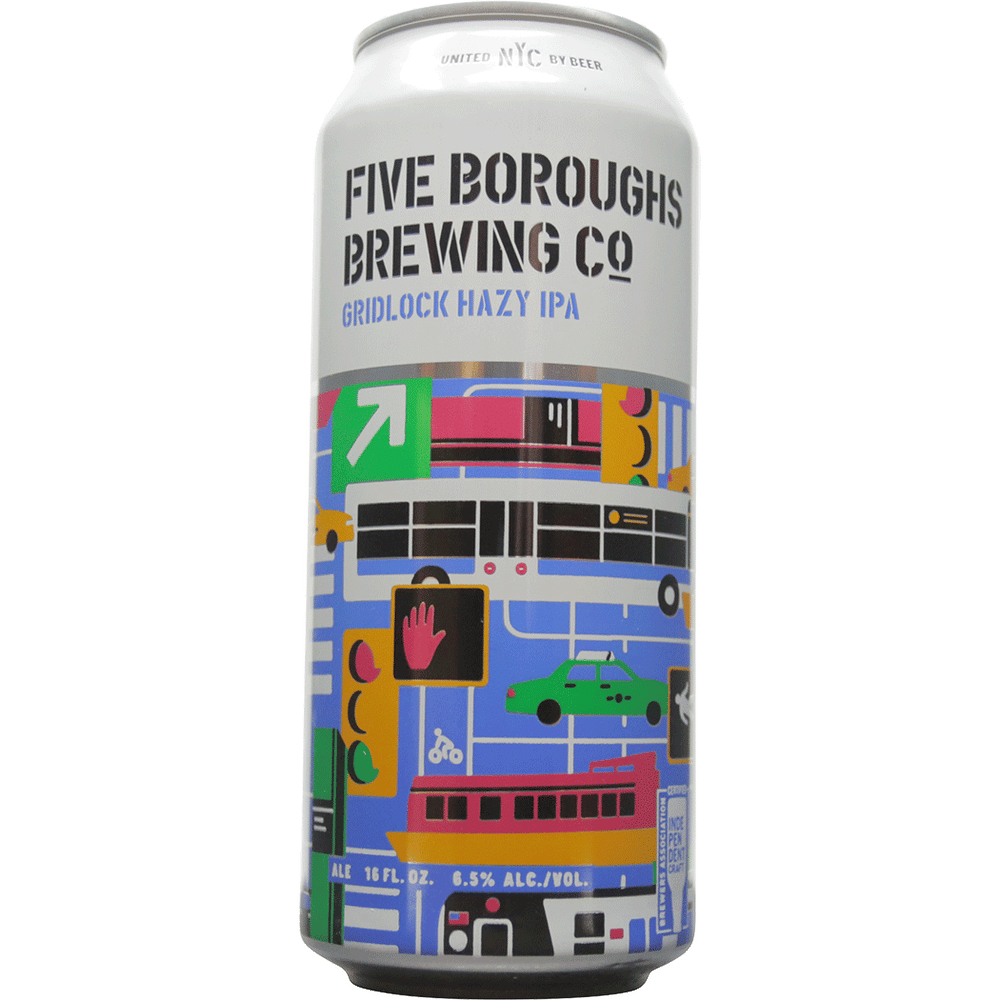 Five Boroughs Gridlock Hazy IPA