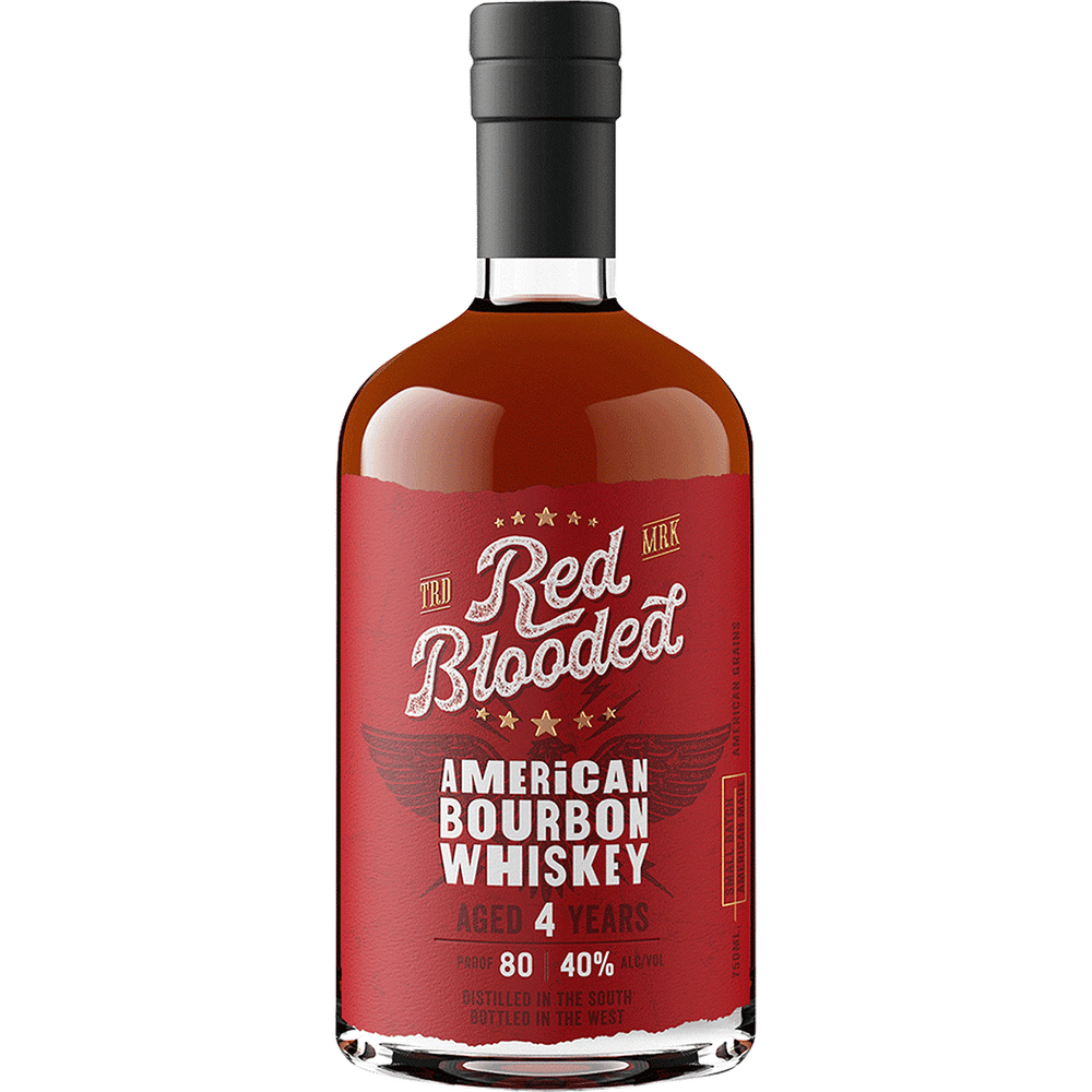 Red Blooded 4 Yr American Bourbon Whiskey