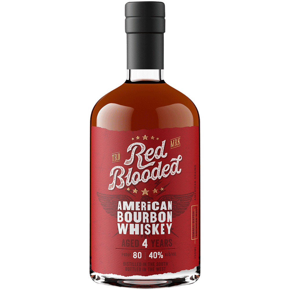 Red Blooded 4 Yr American Bourbon Whiskey