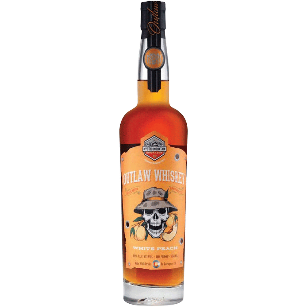 Mystic Mountain Outlaw White Peach Whiskey