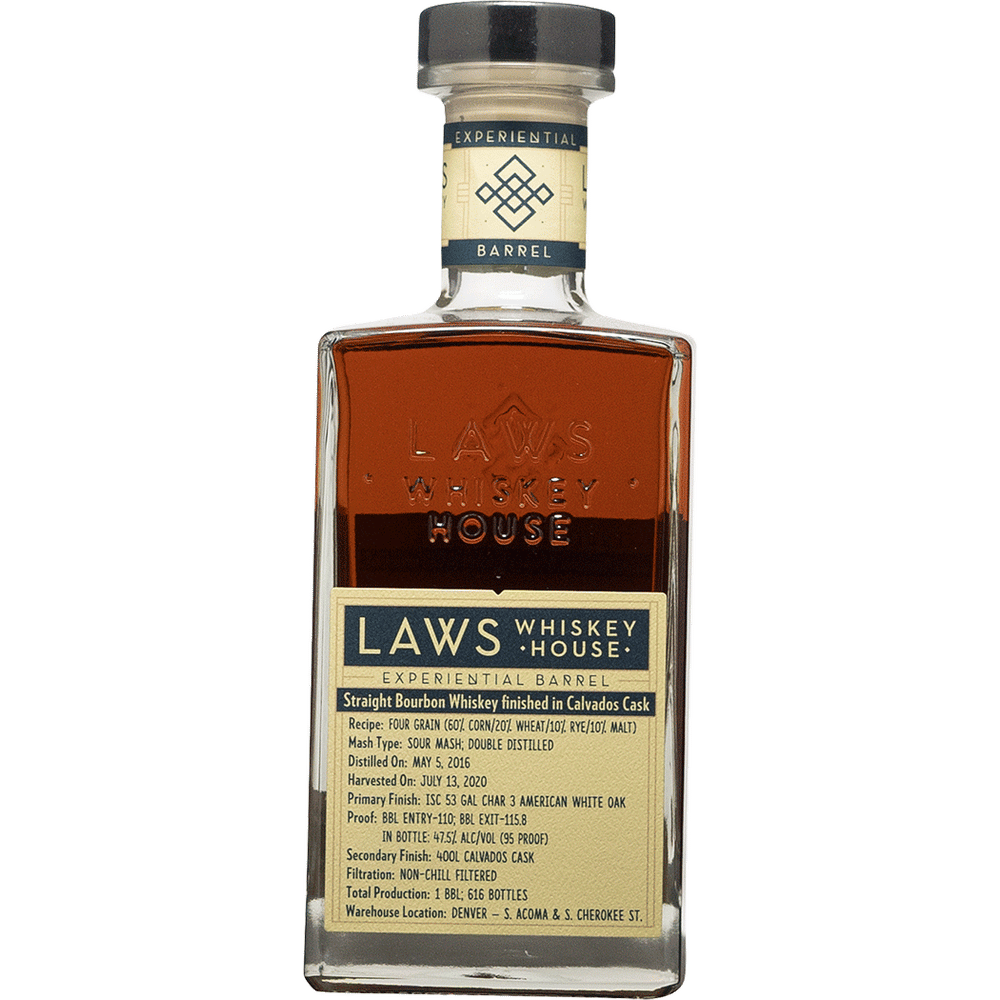 Laws Four Grain Calvados Finish Bourbon