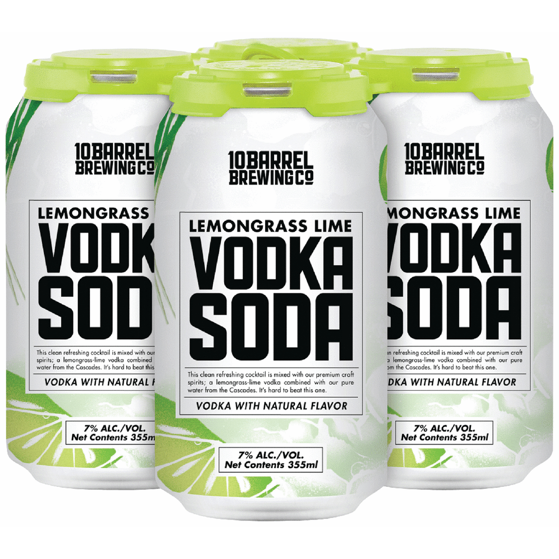 10 Barrel Lemongrass Lime Vodka Soda
