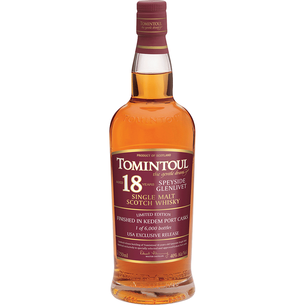 Tomintoul Kedem Port Cask 18 Year Single Malt Scotch | Total Wine
