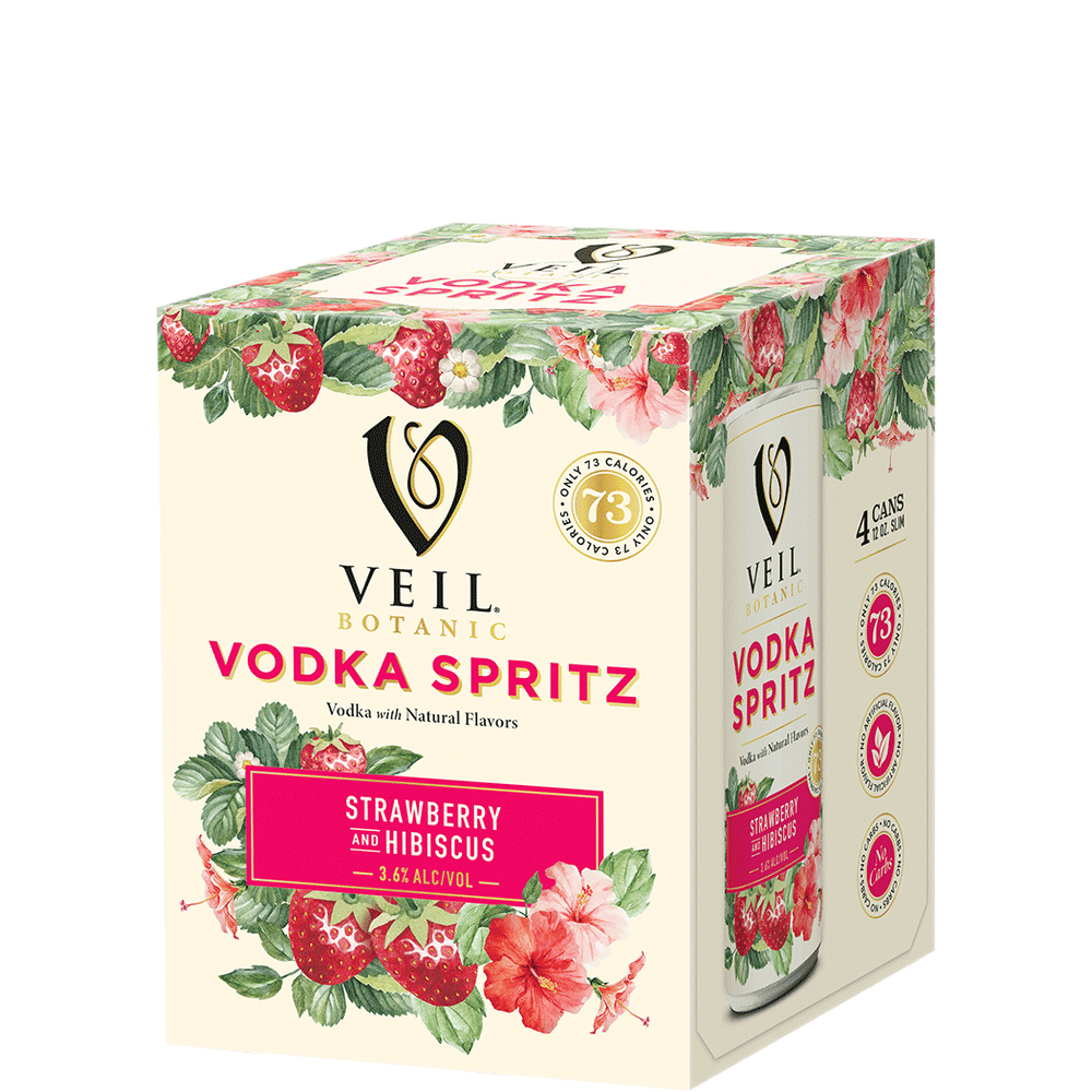 Veil Botanic Spritz Strawberry and Hibiscus | Total Wine & More