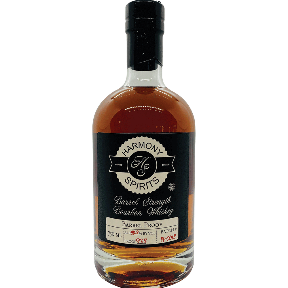 Harmony Spirits Barrel Strength Bourbon Whiskey