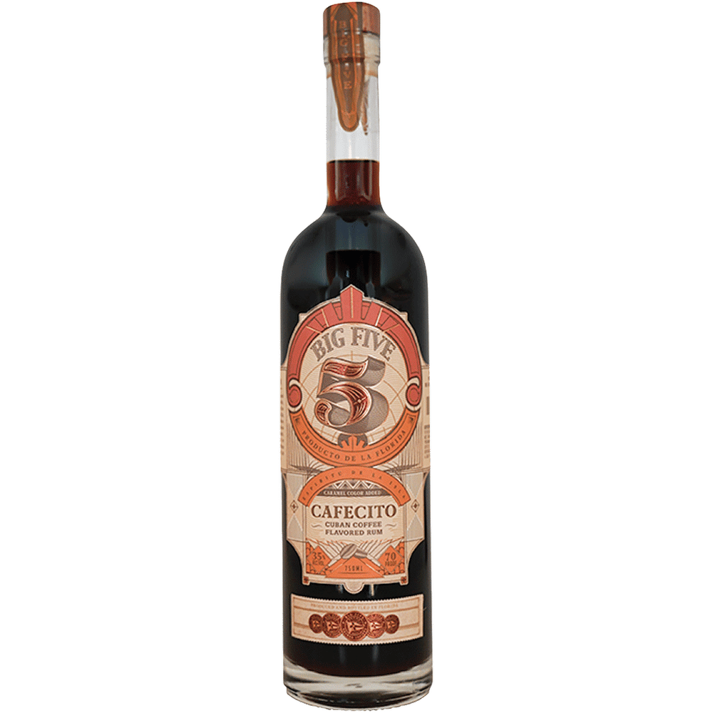 Big 5 Cafecito Cuban Coffee Flavored Rum