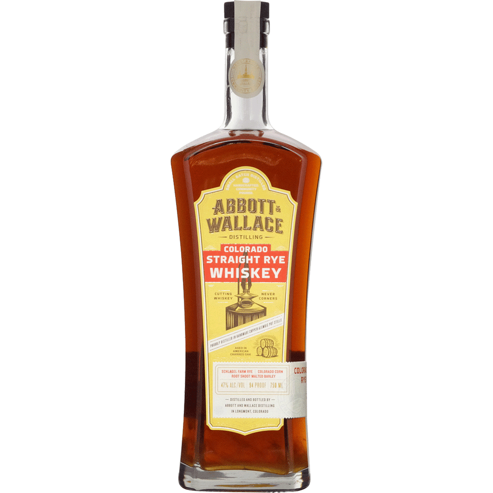 Abbott & Wallace Colorado Straight Rye Whiskey