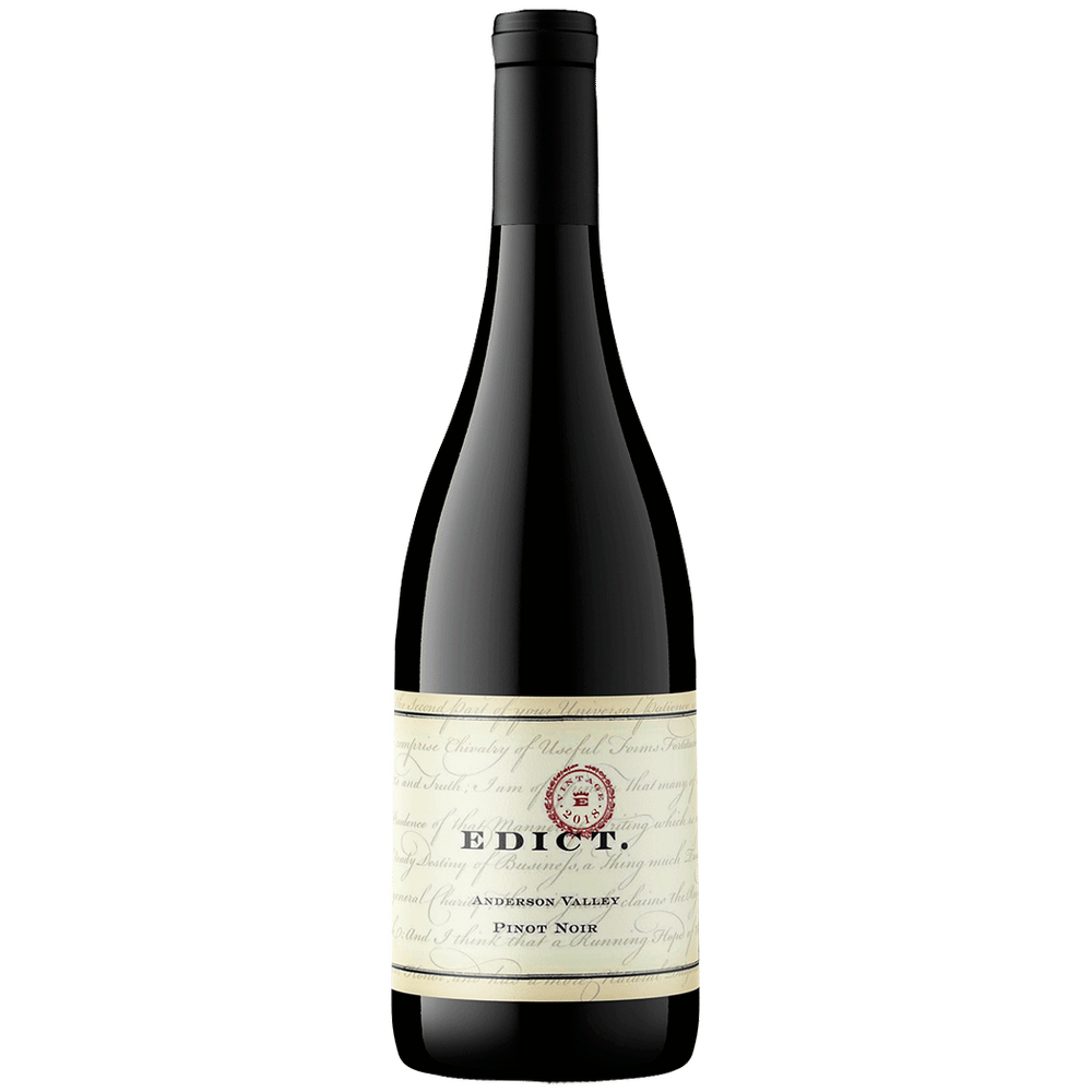Edict Pinot Noir Anderson Valley, 2019