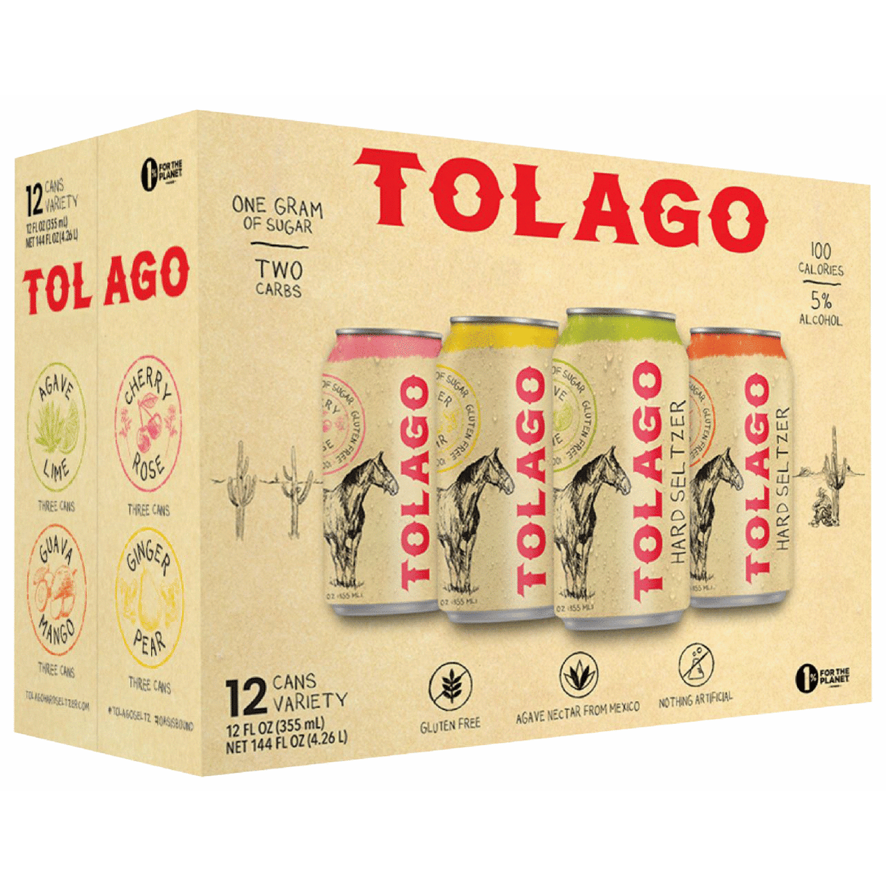 Tolago Hard Seltzer Variety Pack