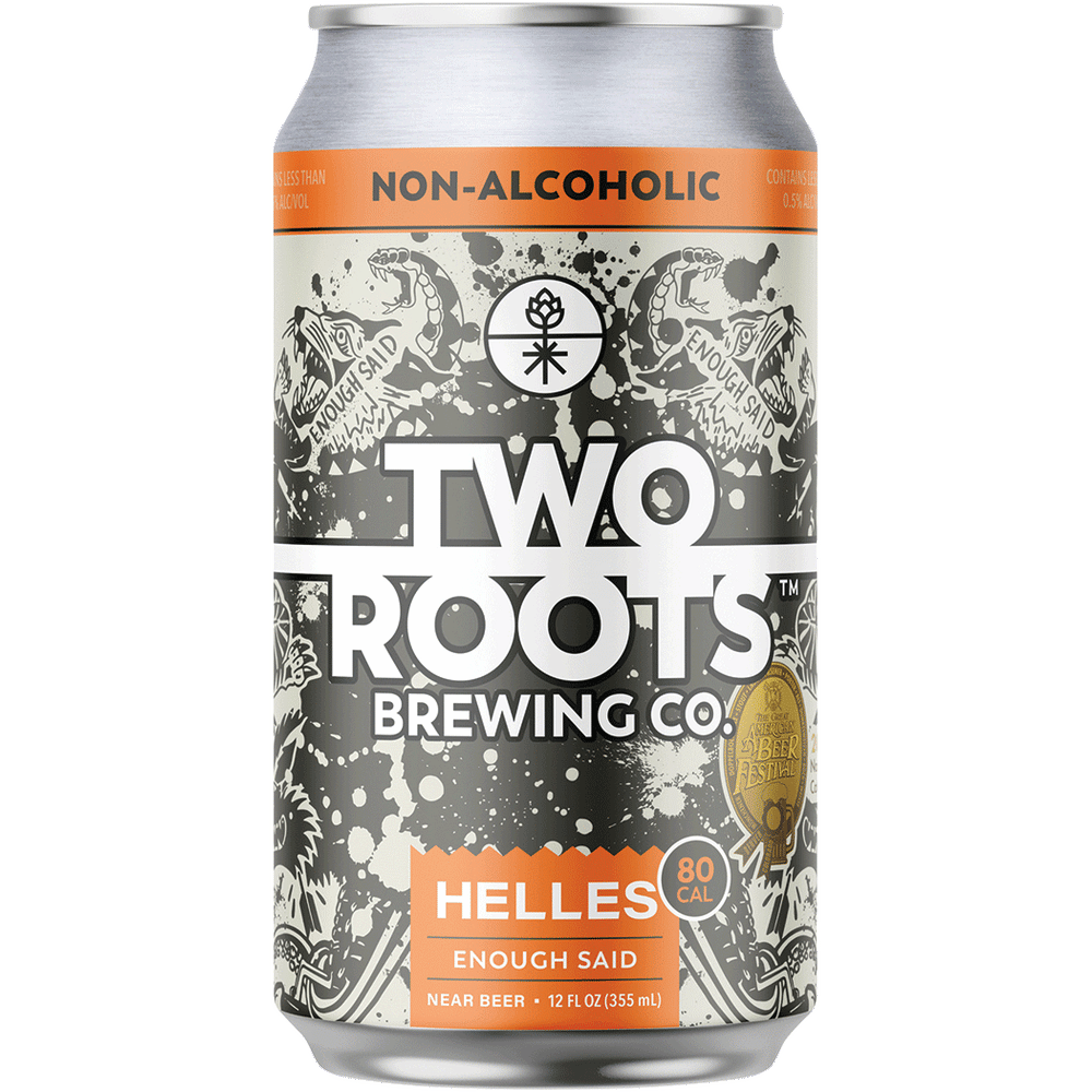 Two Roots Non-Alcoholic Enough Said Lager
