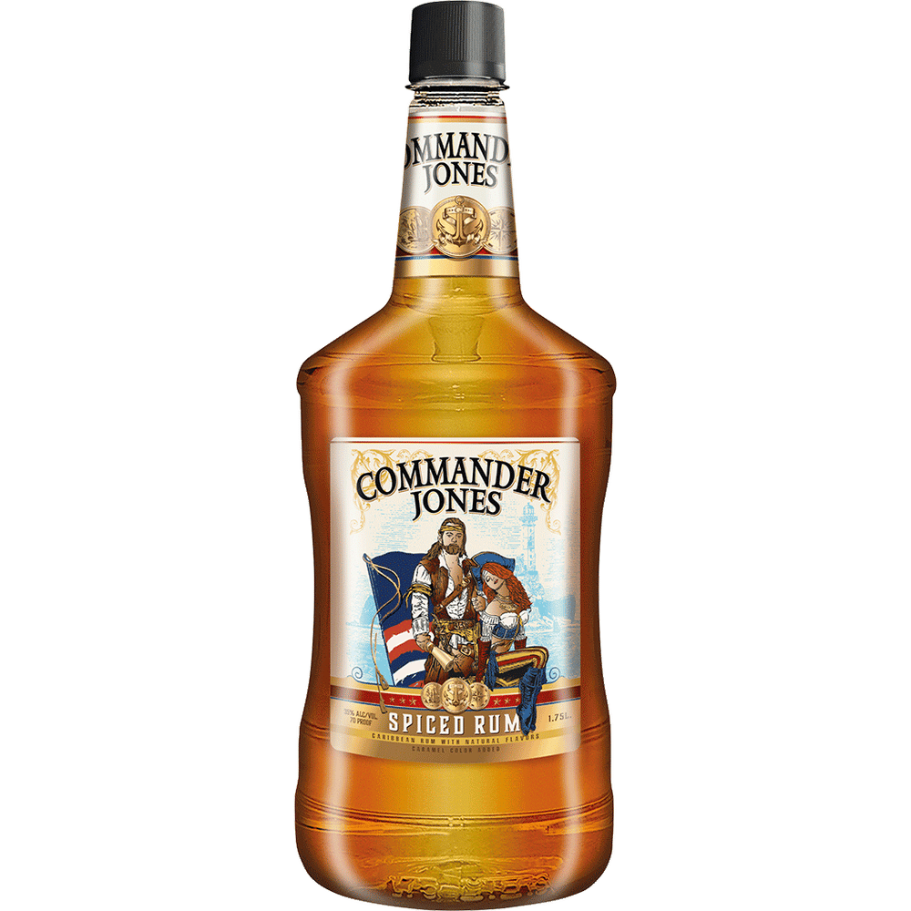 Commander Jones Spiced Rum Plastic