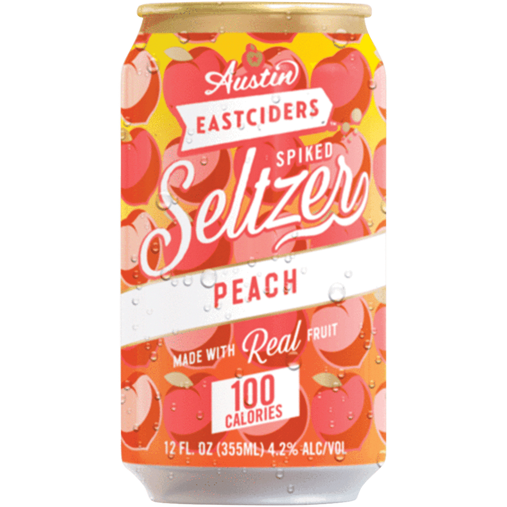 Austin Eastciders Peach Seltzer