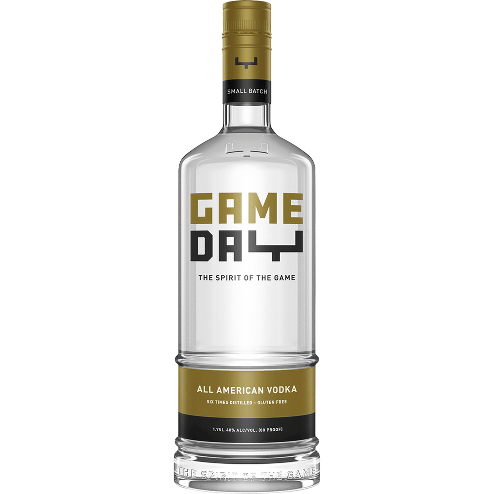 GameDay Vodka Black & Gold