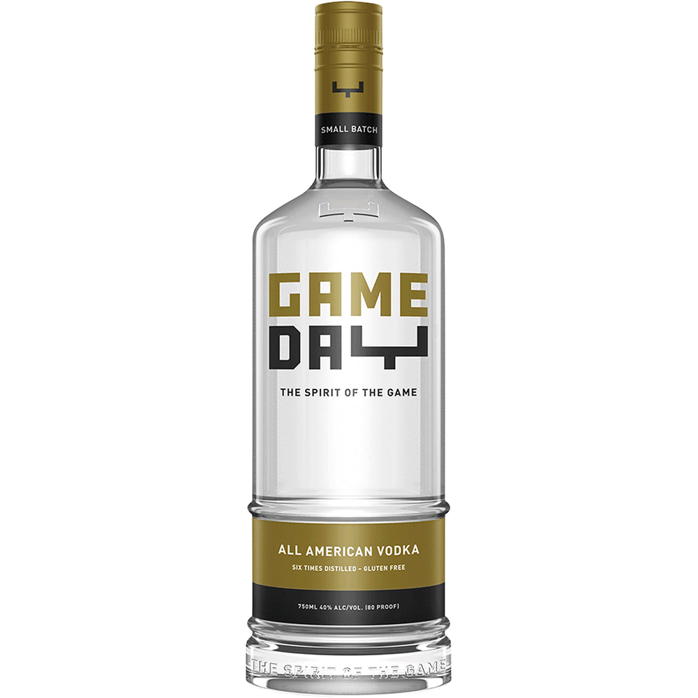 GameDay Vodka Black & Gold