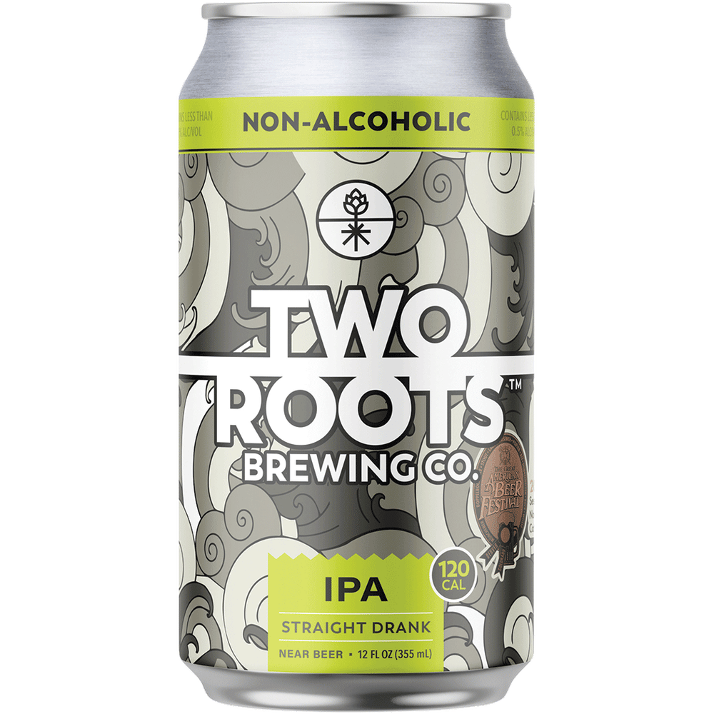 Two Roots Non-Alcoholic Straight Drank IPA