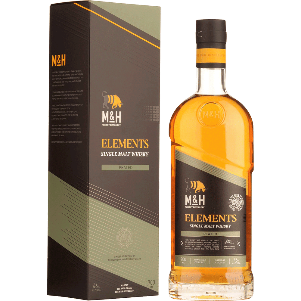 Milk & Honey Elements Single Malt Peated Whiskey