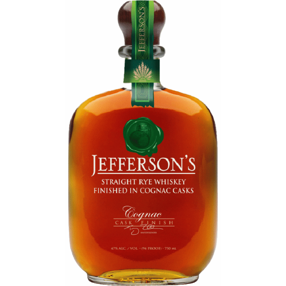 Jefferson's Straight Rye Whiskey Cognac Finish