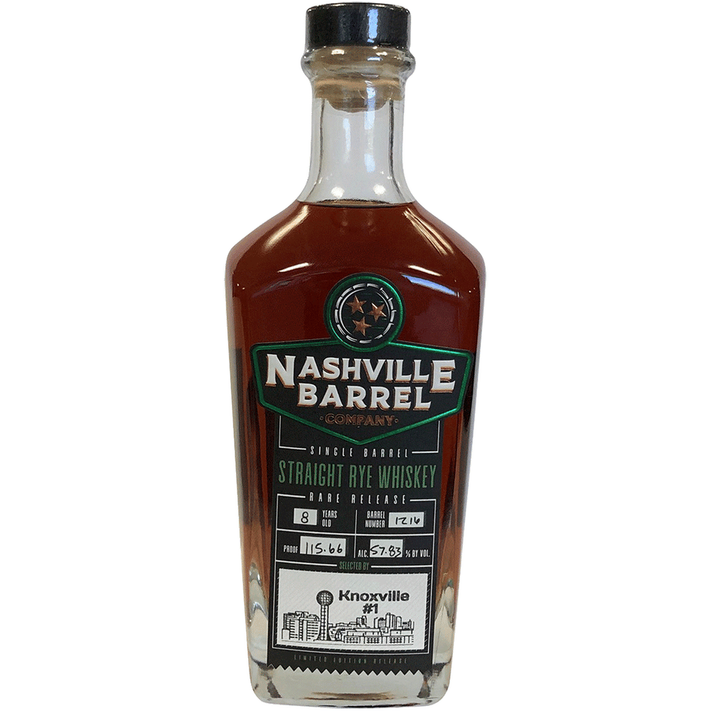 Nashville Barrel Co. Single Barrel Straight Rye Whiskey