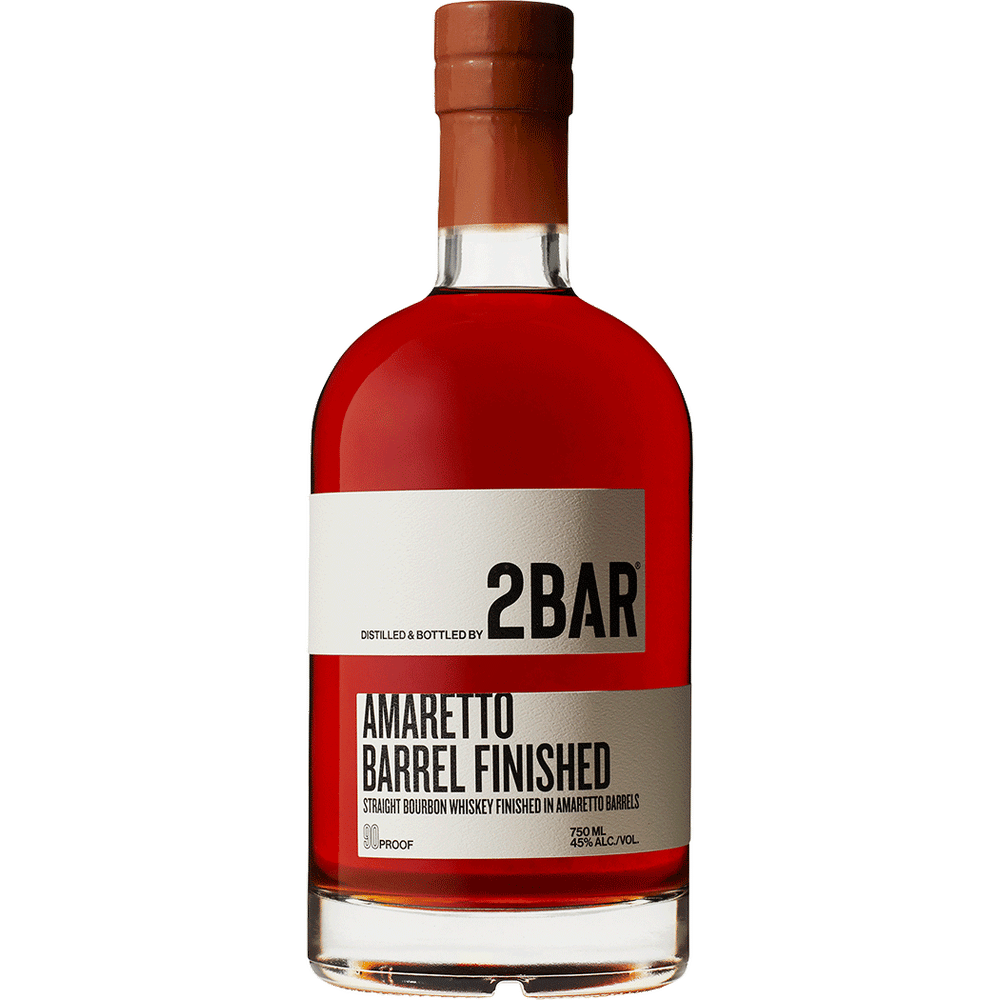 2Bar Amaretto Barrel Finished Straight Bourbon Whiskey